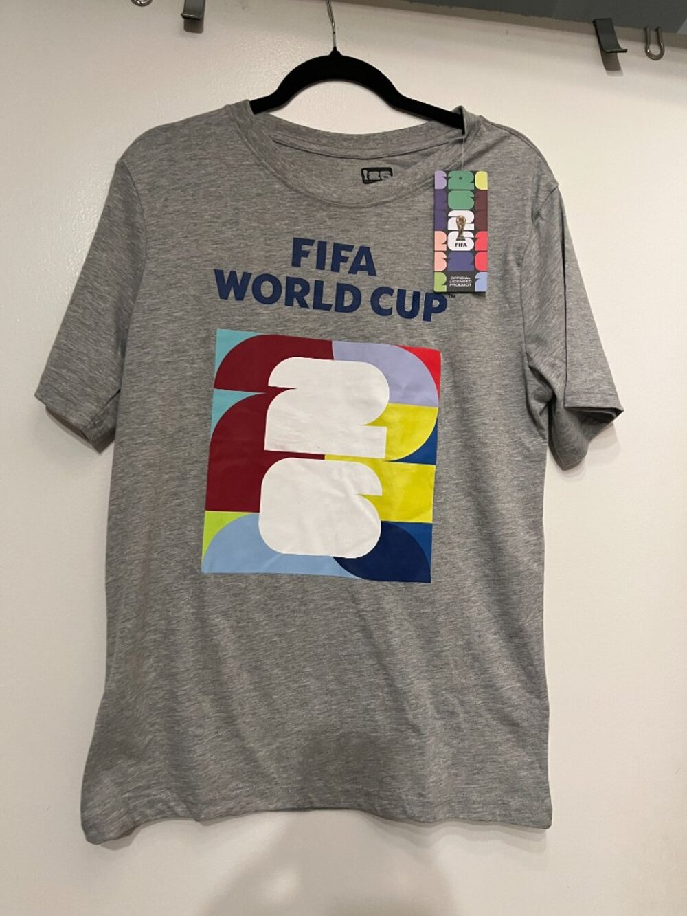 Gray T-shirt FIFA Official Licensed Gray T Shirt  Size M (NWT)